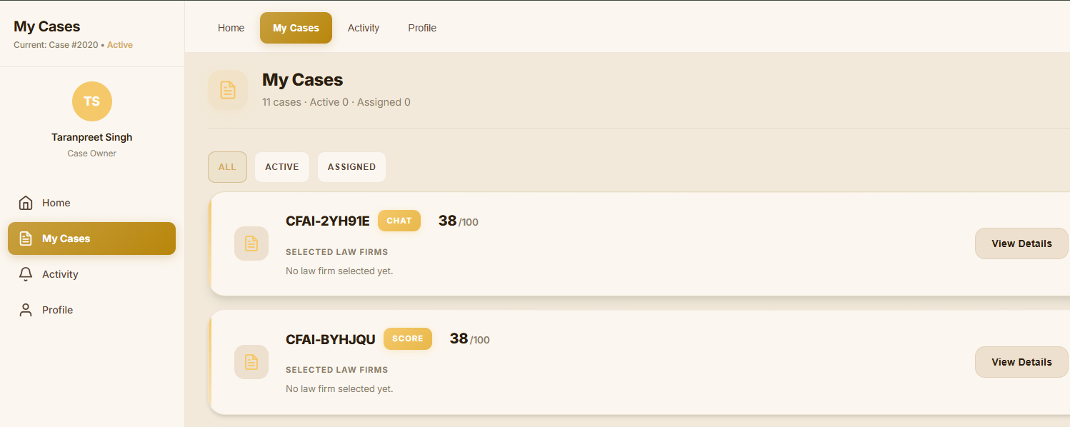 ClientFirst Dashboard Light